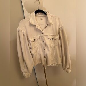 WHITE COTTON JACKET